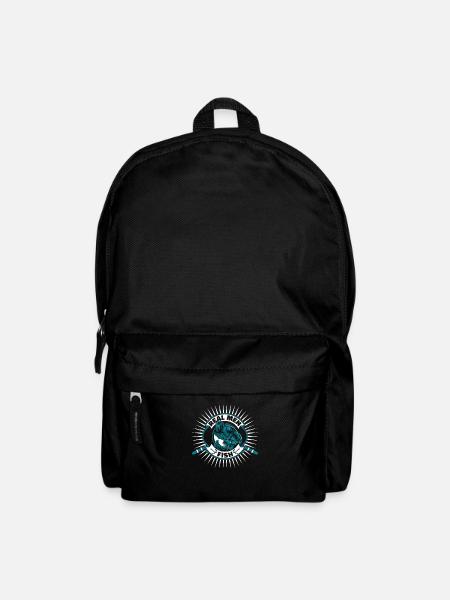 Vrais hommes poisson, pêcheur à la mouche, pêcheur à la volée, pêcheur à la ligne - Sac à dos - noir