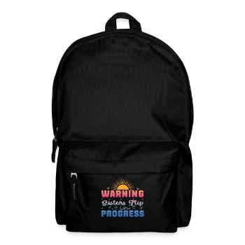 Warning Sisters Trip In Progress - Rucksack - Schwarz - Vorne