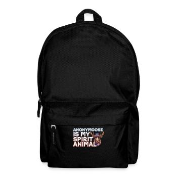 Anonymoose Ist Mein Spirit Animal Cooler Elch - Rucksack - Schwarz - Vorne