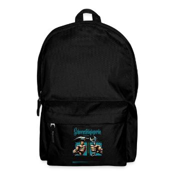 Schornsteinfegerin Beruf mit lustigen Spruch - Rucksack - Schwarz - Vorne