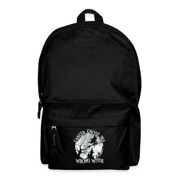 Krebs Hexe Weiß Lungenkrebs - Rucksack - Schwarz - Vorne