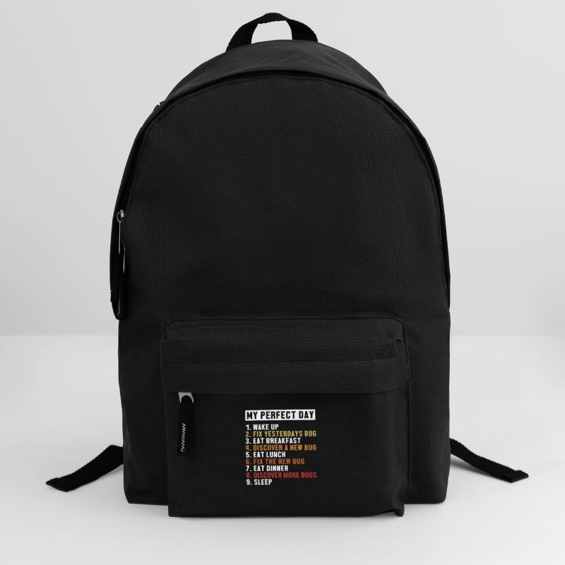 Correction de bugs Perfect Day Développeur Codeur Programmeur Sac à dos