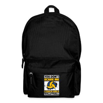 I Coach Girls Volleyball Volleyballspieler - Rucksack - Schwarz - Vorne