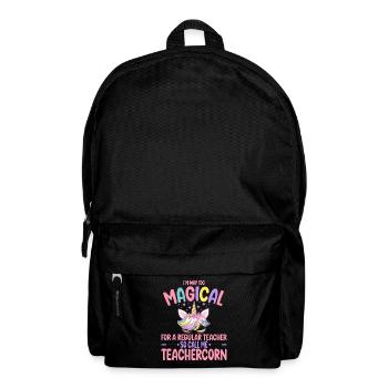 Teachercorn like a normal Teacher Tutor - Backpack - black - Front