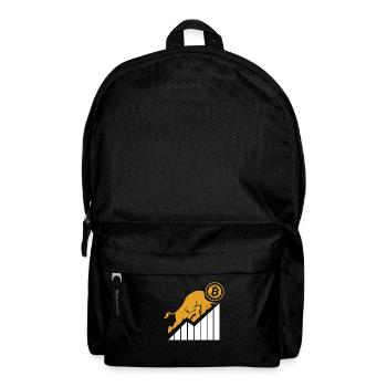 Blockchain Crypto Kryptowährung Crypto Trader - Rucksack - Schwarz - Vorne