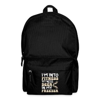 I'm Into Fitness Fit'ness Deer In My Freezer Funny - Sac à dos - noir - Devant