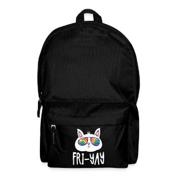 Fri Yay Enseignants Ambiance du week-end de l’école - Sac à dos - noir - Devant