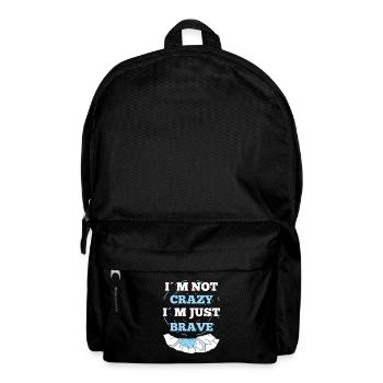 L’eau glacée n’est pas folle juste Brave Ice Bath idée cadeau - Sac à dos - noir - Devant