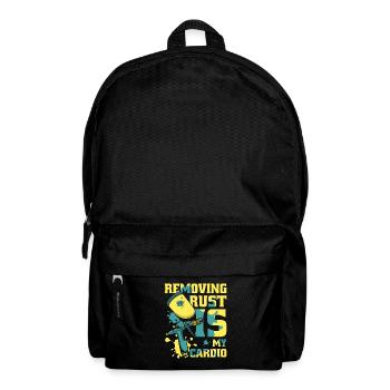 Removing Rust Is My Cardio Vehicle Car Spray Car - Backpack - black - Front