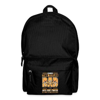 I Have Two Titles Dad Automotive Vehicle Car - Backpack - black - Front