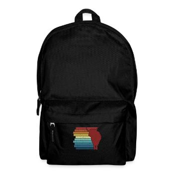 Retro Highland Cow Scottish Cattle Breeder - Backpack - black - Front