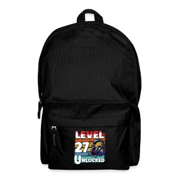 Gaming Birthday Niveau 27 Joueur débloqué - Sac à dos - noir - Devant