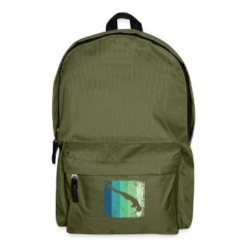 Diving, Artistic Jumping, Synchronized Diving - Backpack - olive green - Front