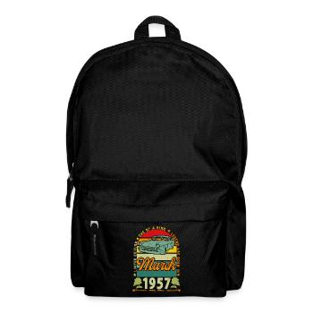 März 1957, März 1957, März 1957. - Rucksack - Schwarz - Vorne