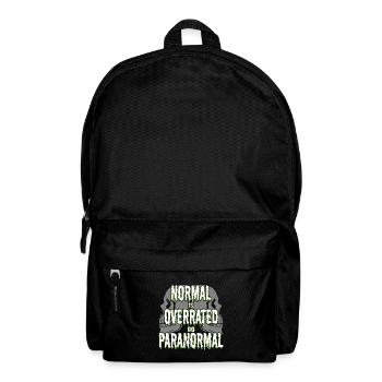 Normal Is Overrated Paranormal Ghost Investigator - Sac à dos - noir - Devant
