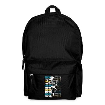 aw Snap Gebrochener Finger Gebrochener Arm Bein Chirurg - Rucksack - Schwarz - Vorne
