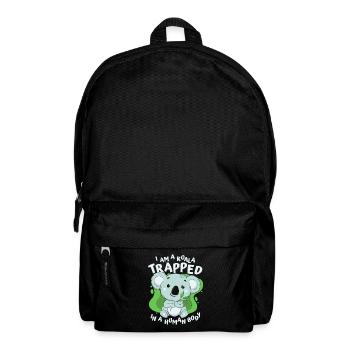 I'm A Koala Trapped In A Human Body Koalabear - Backpack - black - Front