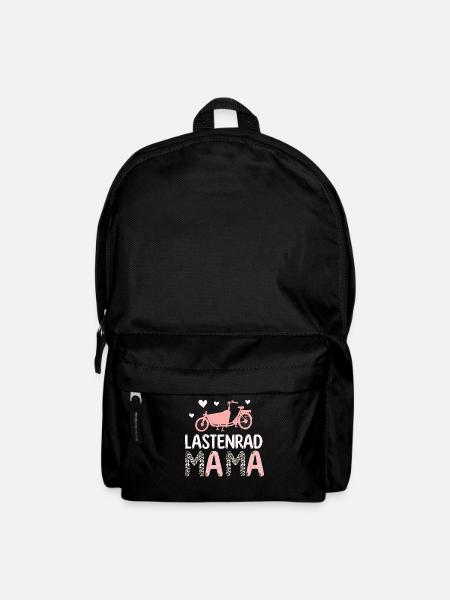 Lastenrad Mama Fahrrad Cargobike - Rucksack - Schwarz