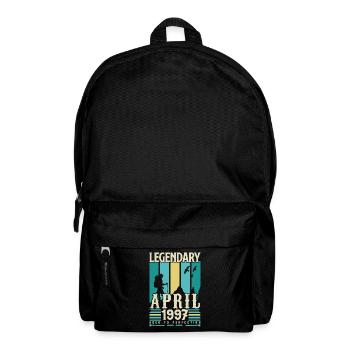 cadeau Anniversaire Avril 1997, Vintage avril 1997 - Sac à dos - noir - Devant
