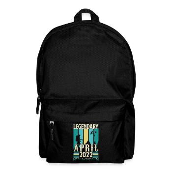 cadeau Anniversaire Avril 2022, Vintage avril 2022 - Sac à dos - noir - Devant