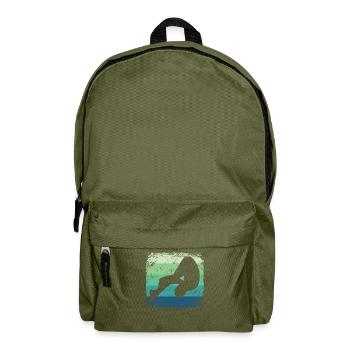 Diving, Artistic Jumping, Synchronized Diving - Backpack - olive green - Front