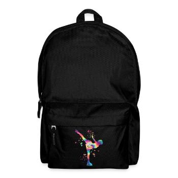 Eiskunstläufer Schlittschuhlaufen Eiskunstlauf - Rucksack - Schwarz - Vorne