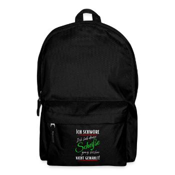 Je jure que je n’ai pas choisi cette merde ! - Sac à dos - noir - Devant