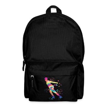 Patinage artistique Patinage sur glace Patinage artistique - Sac à dos - noir - Devant