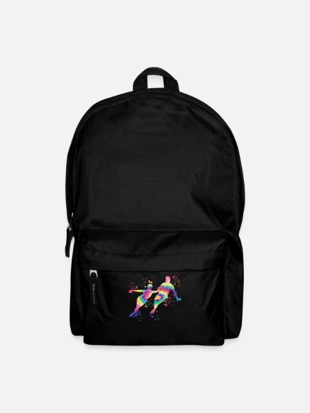Eiskunstläufer Schlittschuhlaufen Eiskunstlauf - Rucksack - Schwarz