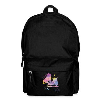 Eiskunstläufer Schlittschuhlaufen Eiskunstlauf - Rucksack - Schwarz - Vorne