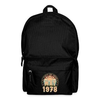 Mai 1978. Cadeau d’anniversaire mai 1978. May 1978 - Sac à dos - noir - Devant