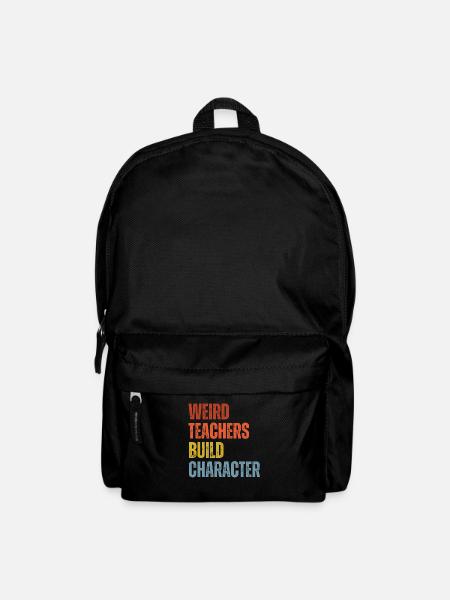 Seltsame Lehrer Lustige Schullehrer - Rucksack - Schwarz