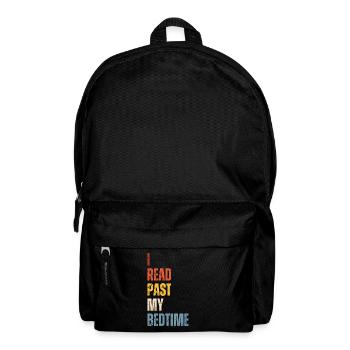 Library Book Lover Reading Bookworm - Backpack - black - Front