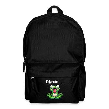 Ohmmm drôle yoga méditation sport - Sac à dos - noir - Devant