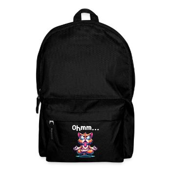 Ohmmm drôle yoga méditation sport - Sac à dos - noir - Devant