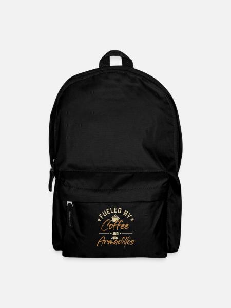 Fueled by Coffee and Armadillos Pink Fairy Lover - Backpack - black