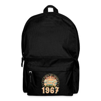 Juni 1967. Juni 1967 Geburtstagsgeschenk. Juni - Rucksack - Schwarz - Vorne