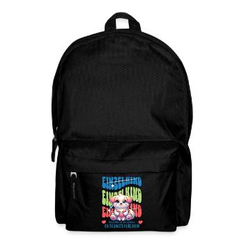 Einzelkind Ich werde eine stolze Schwester - Rucksack - Schwarz - Vorne