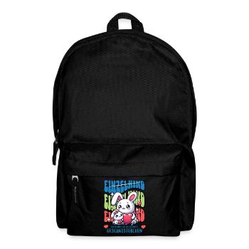 Einzelkind Ich werde eine stolze Schwester - Rucksack - Schwarz - Vorne