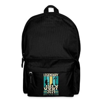 July 2021 Birthday gift, Vintage July. - Backpack - black - Front