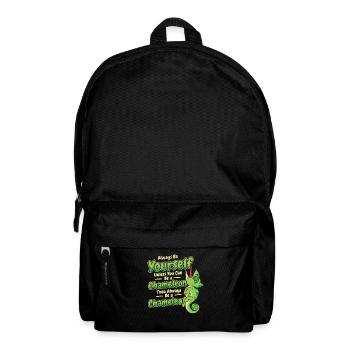 Soyez toujours vous-même à moins que vous ne puissiez être un caméléon - Sac à dos - noir - Devant