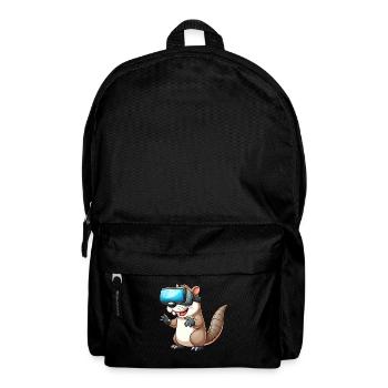 Otter VR Gamer Virtuelle Realität Science Fiction - Rucksack - Schwarz - Vorne