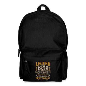 Legend Since 1959 Cadeau d’anniversaire moto - Sac à dos - noir - Devant