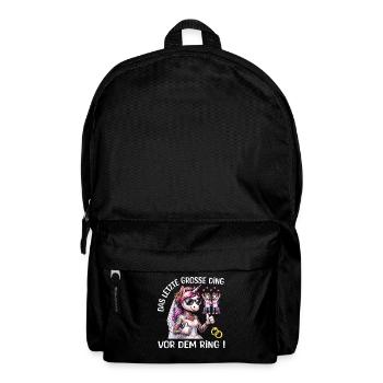 Enterrement de vie de garçon Mariée Enterrement de vie de jeune fille Grondement de femmes - Sac à dos - noir - Devant