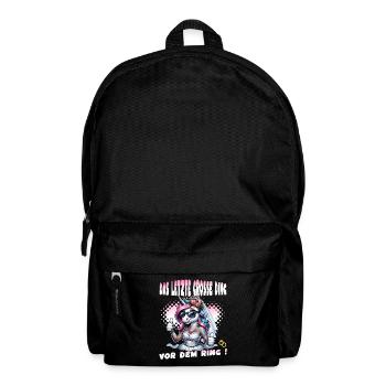 Enterrement de vie de garçon Mariée Enterrement de vie de jeune fille Grondement de femmes - Sac à dos - noir - Devant