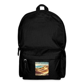 Maspalomas Gran Canaria Beach Summer Desert - Backpack - black - Front