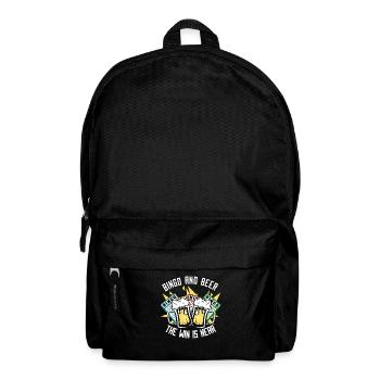 Bingo Et Bière Le Gain Est Près De Daubers - Sac à dos - noir - Devant