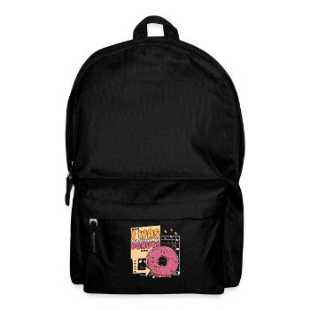 On m’a dit qu’il y aurait des beignets glacés - Sac à dos - noir - Devant