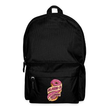 Glasierter und verwirrter Donut-glasierter Maker-Liebhaber - Rucksack - Schwarz - Vorne