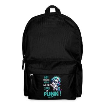 I don't care - Schmeiss alles hin werd Punk Punkrock - Backpack - black - Front
